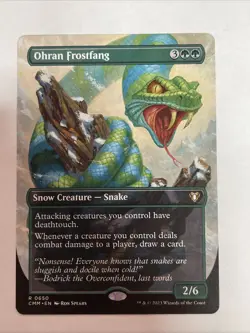 Ohran Frostfang (Borderless) Commander Masters #650 Rare - Image 1