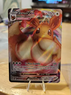 Eevee VMAX SWSH087 Shining Fates Black Star Promo Pokemon Card TCG - NM - Image 1