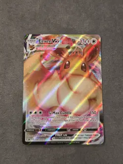 Pokemon TCG Eevee VMAX SWSH087 Shining Fates Black Star Promo Holo NM #SWSH087 - Image 2