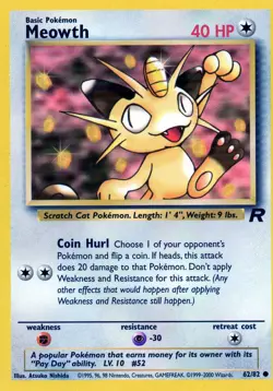 Pokemon Team Rocket - Gym Heroes - Gym Challenge - Individual Trading Cards - Image 1