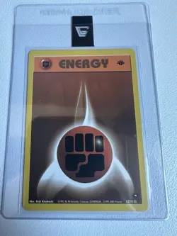 Fighting Energy 1st Edition Gym Challenge 127/132 WOTC Vintage Pokemon - Image 1