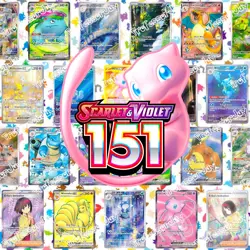 Pokemon TCG Cards 151 SV3.5 MEW ULTRA RARE | EX SAR SIR AR | HOLO PROMO REVERSE - Image 1