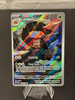Pokemon Card TCG - Crustle 183/182 Illustration Rare Paradox Rift Near Mint - Image 1