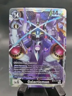Galacticmon Bt11-111 SEC Foil M/NM Digimon Card Game - Image 1