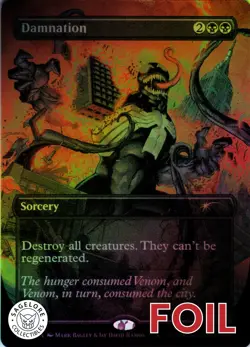 MTG Damnation (Color) (Rainbow) (2000) | NM Foil | Secret Lair Spider-Man {SLD} - Image 1