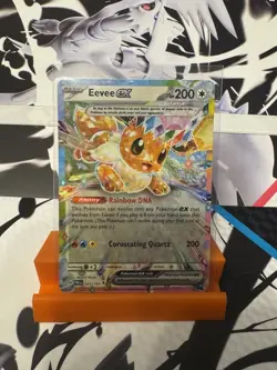 Pokemon TCG Eevee Ex 75/131 Flareon Ex 14/131 Prismatic Evolutions Double Rare - Image 1