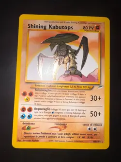 Carta Pokemon Shining Kabutops 108/105 Set Neo Destiny Ita Light Played+ - Image 1