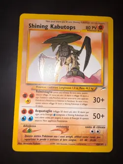 Carta Pokemon Shining Kabutops 108/105 Set Neo Destiny Ita Light Played+ - Image 2