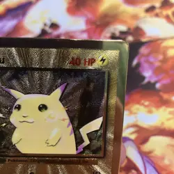Pikachu Metal Gold Card UPC Pokemon 25th Anniversary Celebrations 58/102 Promo - Image 2