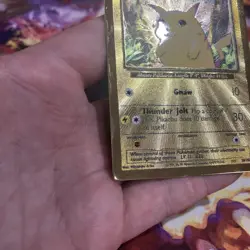 Pikachu Metal Gold Card UPC Pokemon 25th Anniversary Celebrations 58/102 Promo - Image 4
