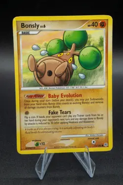 Pokemon Bonsly 71/130 Diamond And Pearl Regular LP Condition Pokemon TCG LP+ - Image 1