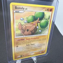 Bonsly 71/130 Diamond and Pearl Regular Card 2007 Pokemon TCG LP Condition - Image 4