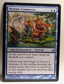 MTG Magic the Gathering Merrow Commerce (72/312) Lorwyn LP NM.Mtg02 - Image 1