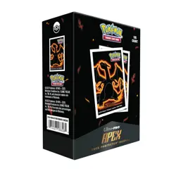 Ultra Pro Apex Sleeves: Standard Pokemon - Neon Kanto Charizard 105CT - Image 1