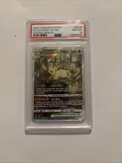 2023 POKEMON SWORD & SHEILD CROWN ZENITH #GG35 FULL ART/LEAFEON VSTAR PSA 10 - Image 1