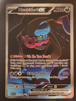 Munkidori ex 091/064 Special Illustration Rare Shrouded Fable Pokemon Card NM - Image 1