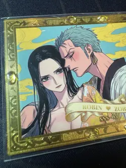 Robin Zoro Metal Premium Golden Card Metal Bikini Waifu Doujin One Piece - Image 2