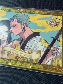 Robin Zoro Metal Premium Golden Card Metal Bikini Waifu Doujin One Piece - Image 3