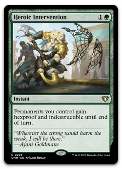 Heroic Intervention #295 (NM) Commander Masters CMM Magic MTG - Image 1