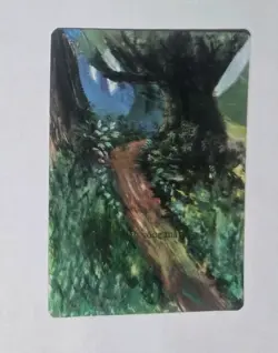 Magic the Gathering MTG Forest (377) Fourth Edition ALTERED - Image 1