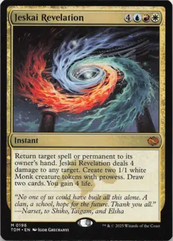 Jeskai Revelation M Tarkir: Dragonstorm 196 NM MTG - Image 1