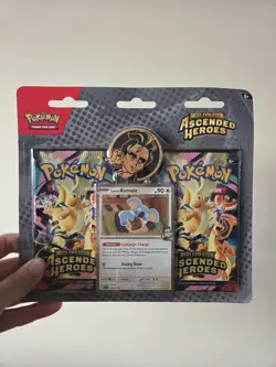 Pokemon TCG - Ascended Heroes 2 Pack Collection Blister - Larry's Komala- SEALED - Image 1