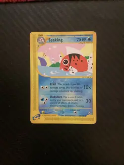 Seaking 59/147 Non Holo Uncommon Aquapolis Pokemon Card MP - Image 1