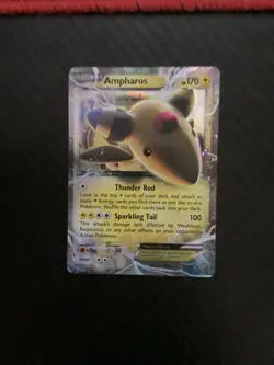 Pokemon 1x Ampharos EX 27/98 Holo Ultra Rare XY - Ancient Origins Near Mint - Image 1