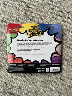 Ascended Heroes Charmander Tech Sticker Collection Pokemon TCG Brand New Sealed - Image 2