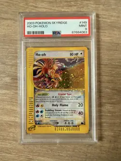 2003 Pokemon TCG Skyridge Crystal Ho oh Holo PSA 9 Mint - Image 4
