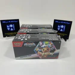 Pokemon TCG Prismatic Evolutions Surprise Box Lot 3 (1 Damaged Box From Carrier) - Image 5