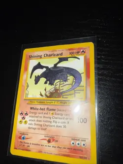 Pokemon TCG Shining Charizard Neo Destiny 107/105 Heavy Played - Image 2