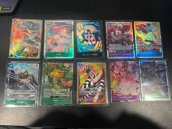 One Piece TCG English ALT ART, TEXTURED DON!!, SEC, & Op14 SR Lot of 10 - Image 1