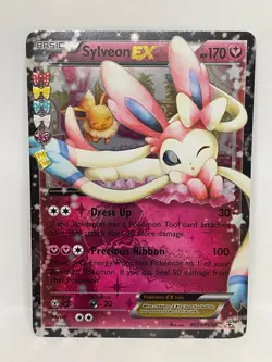 Sylveon EX Pokemon TCG Generations Radiant Collection RC21/RC32 Ultra Rare LP - Image 1