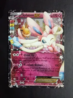 Sylveon EX RC21/RC32 Generations: Radiant Collection Ultra Rare Pokemon TCG - Image 1