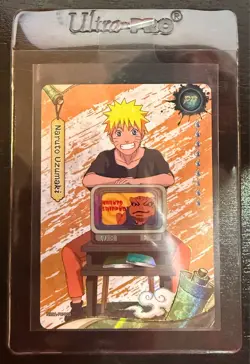 Exclusive PSA Magazine Kayou X Naruto Uzumaki Promo Card Near Mint - Image 1