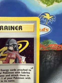 Pokemon TCG Sabrina Trainer Gym Challenge Holo Card 20/132 Rare - Image 4