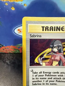Pokemon TCG Sabrina Trainer Gym Challenge Holo Card 20/132 Rare - Image 5