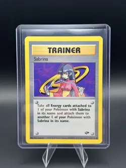 Sabrina 110/132 - 2000 Pokemon Gym Challenge Set WOTC TCG - Non Holo Rare - Image 1