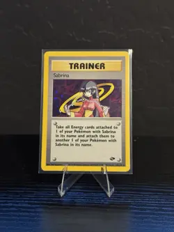 Pokemon TCG: Sabrina Rare Holo Trainer Gym Challenge #20/132 NM - 2000 - Image 1