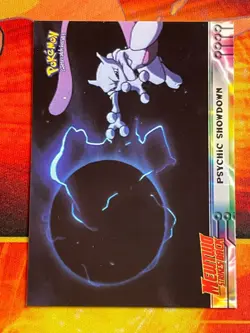 1999 Topps Pokemon Movie Animation Edition - #33 'Psychic Showdown' - Mewtwo - Image 1