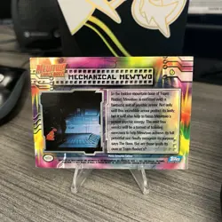 Pokemon Topps Mechanical Mewtwo Blue Label Movie Animation Mewtwo Strikes Back 6 - Image 2