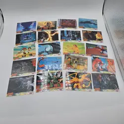 Lot 2- 20 Vtg Topps Pokemon Mewtwo Strikes Back Lot Of Cards Movie Animation - Image 1