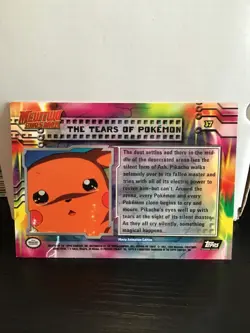 1999 Topps Pokemon Movie Animation Edition 37 The Tears of Pokemon - Image 2