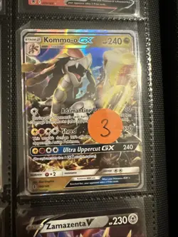 Lot of 9 Pokemon Cards Authentic ~ Zamazenta Volcarona Kommo-o & Heatran - Image 5