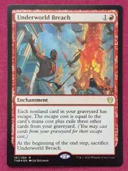 Magic The Gathering THEROS BEYOND DEATH FOIL UNDERWORLD BREACH red card MTG - Image 1