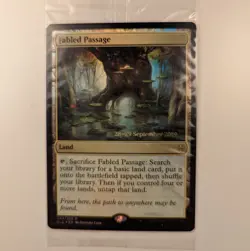 Fabled Passage - Prerelease Card Sealed Foil Rare - Throne of Eldraine - Image 1