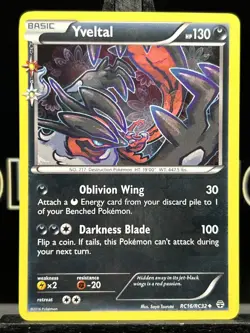 2016 YVELTAL RC16/RC32 HOLO XY GENERATIONS RADIANT COLLECTION Pokemon Card- NM - Image 3
