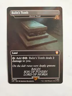 Balin's Tomb Ancient Tomb Borderless MTG LTC - Image 1