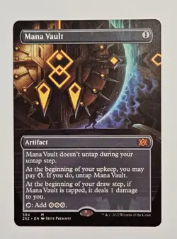 Mana Vault (Borderless) - Double Masters 2022 (2x2) - Image 1